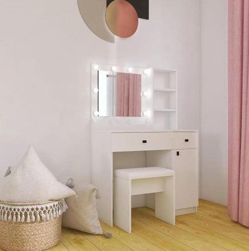 Vanity Desk With Lights, Vanity Set With Mirror