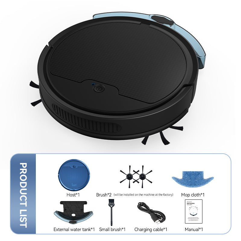 Smart Sweeping Robot – Large Water Tank, App & Remote Control, Low Noise, 2000 Pa Suction.