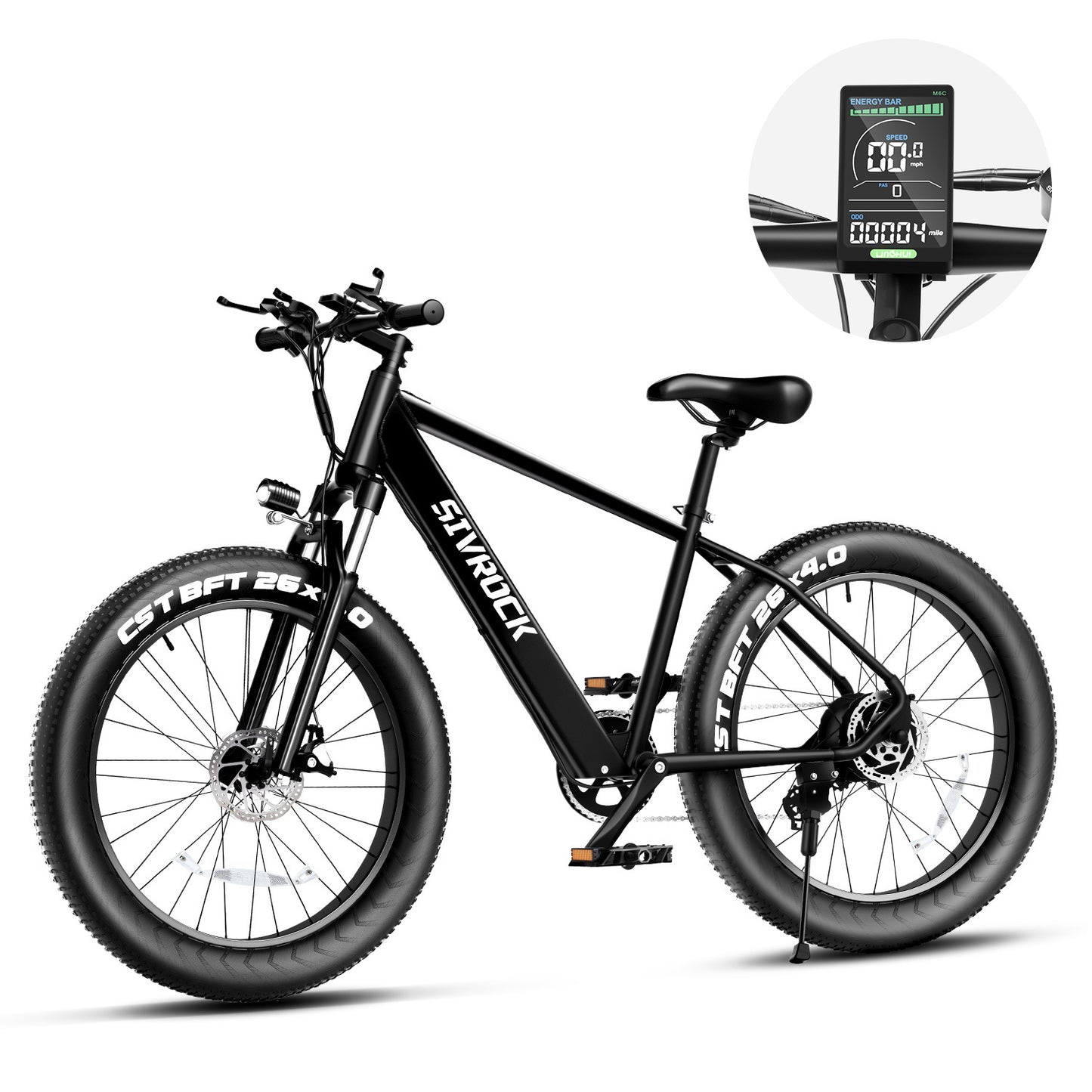Professional Electric Bike For Adults, Fat Tire Electric Mountain Bicycle, Ebike For Trail Riding, Commute.