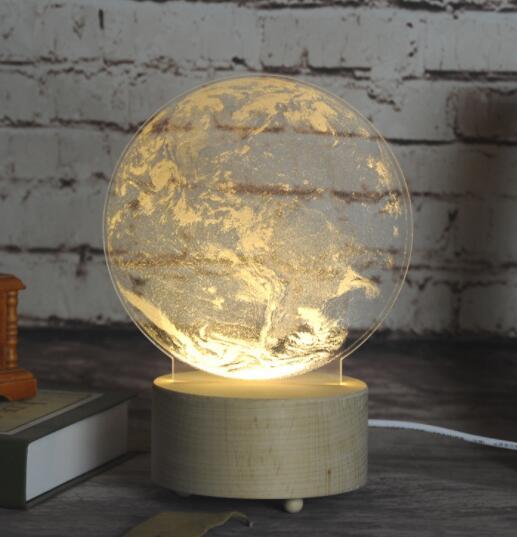 Romantic Jellyfish Lamp – LED Touch Light for Bedroom & Gifts