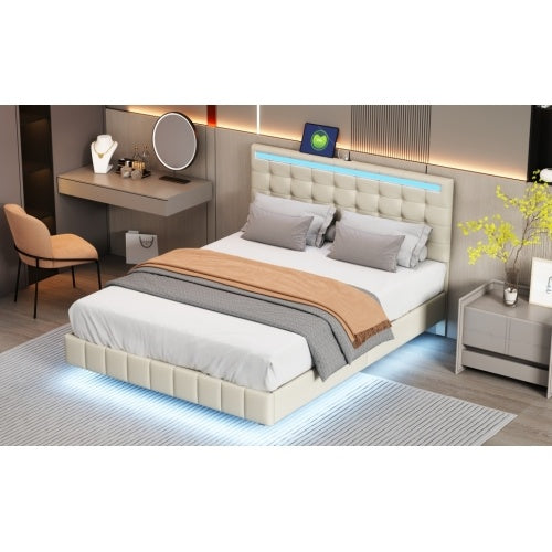 Linen Flat Double Bed