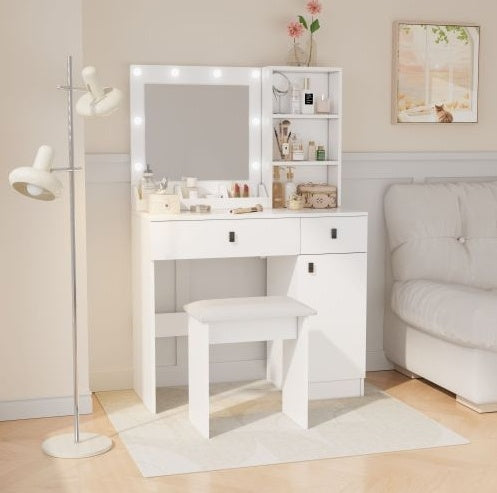 Vanity Desk With Lights, Vanity Set With Mirror